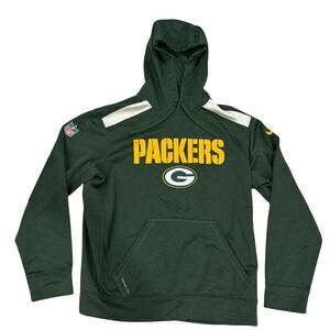 Nike Green Bay Packers Therma-FIT On Field Hoodie M